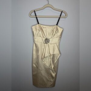 David Meister strapless cocktail dress women’s size 2